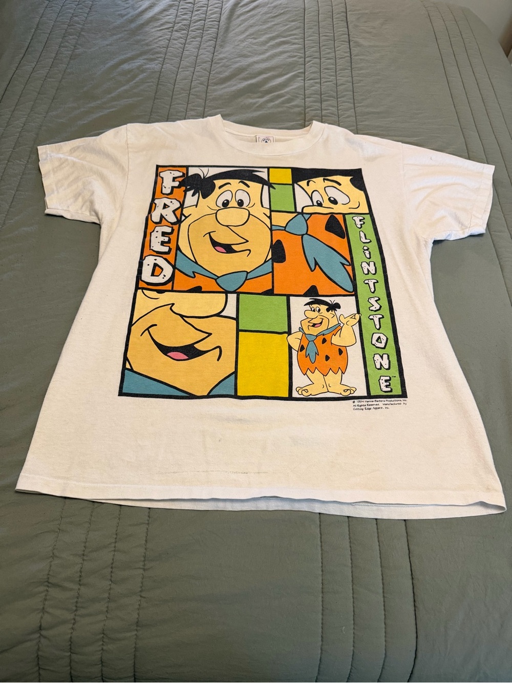 Vintage Fred Flintstone Shirt (Size Large)